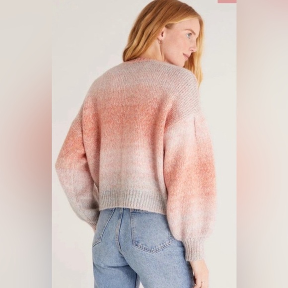 Z Supply Womens Kersa Ombre Crewneck Sweater Size XS - Picture 3 of 8